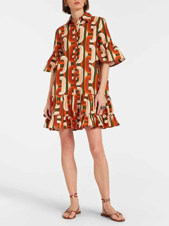Elegant Sassy Dropped waist Mini Dress Olympus London