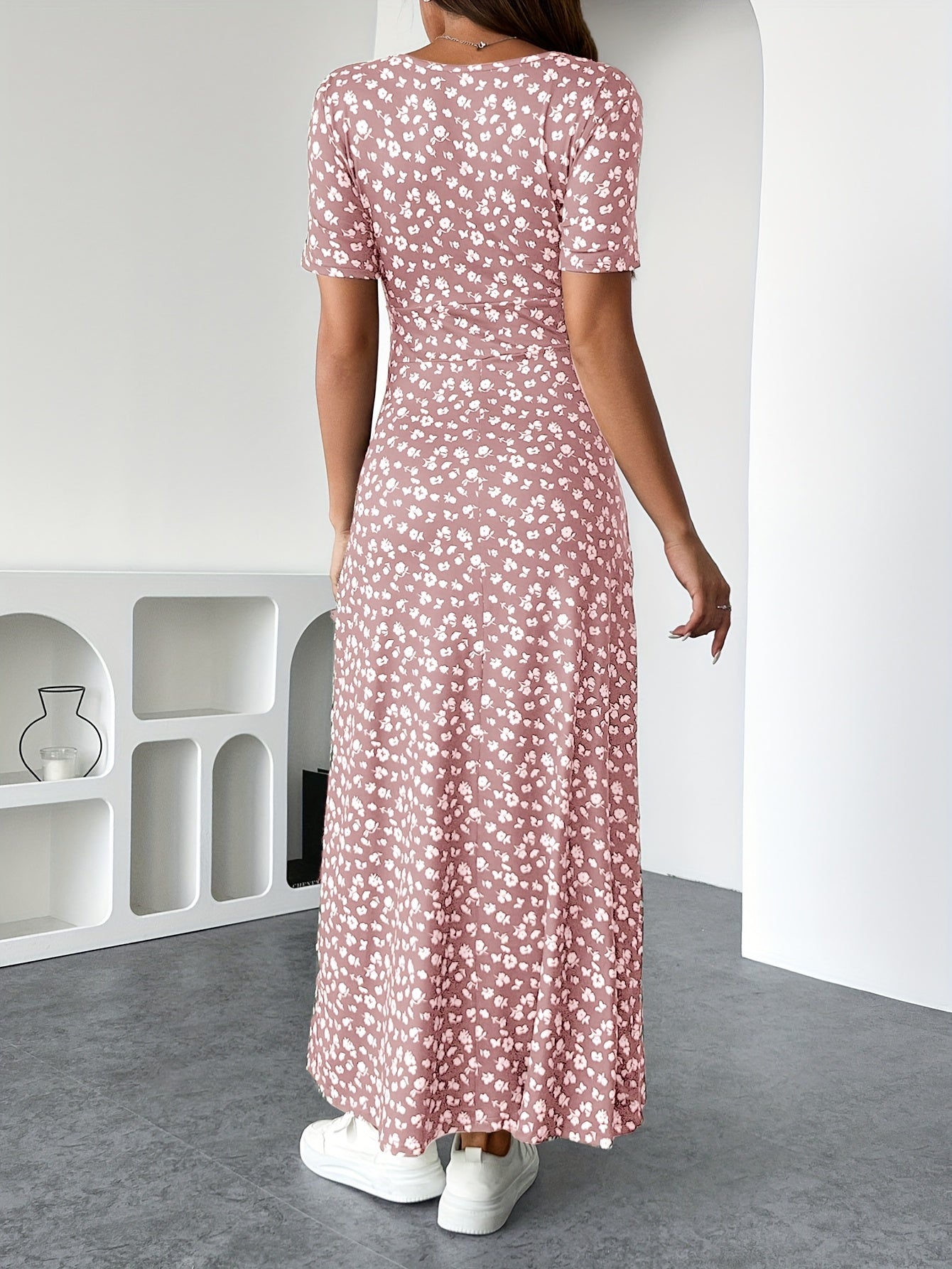 Isla Ruffle Knit Dress Olympus London