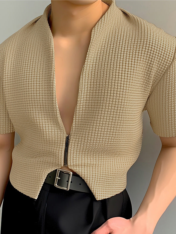 RIVET TEXTURED JACKET Olympus London
