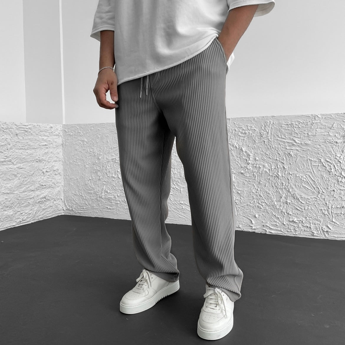 Monaco Relaxed Knit Pants Olympus London