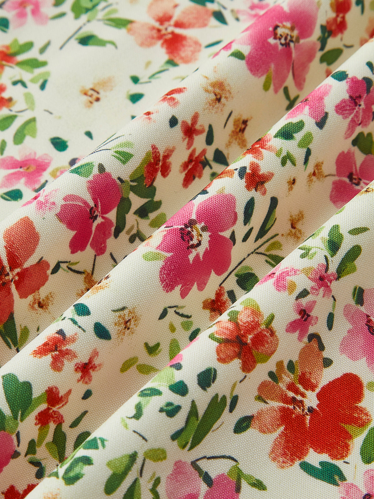 Floral Print Trim Cami Midi Dress Olympus London