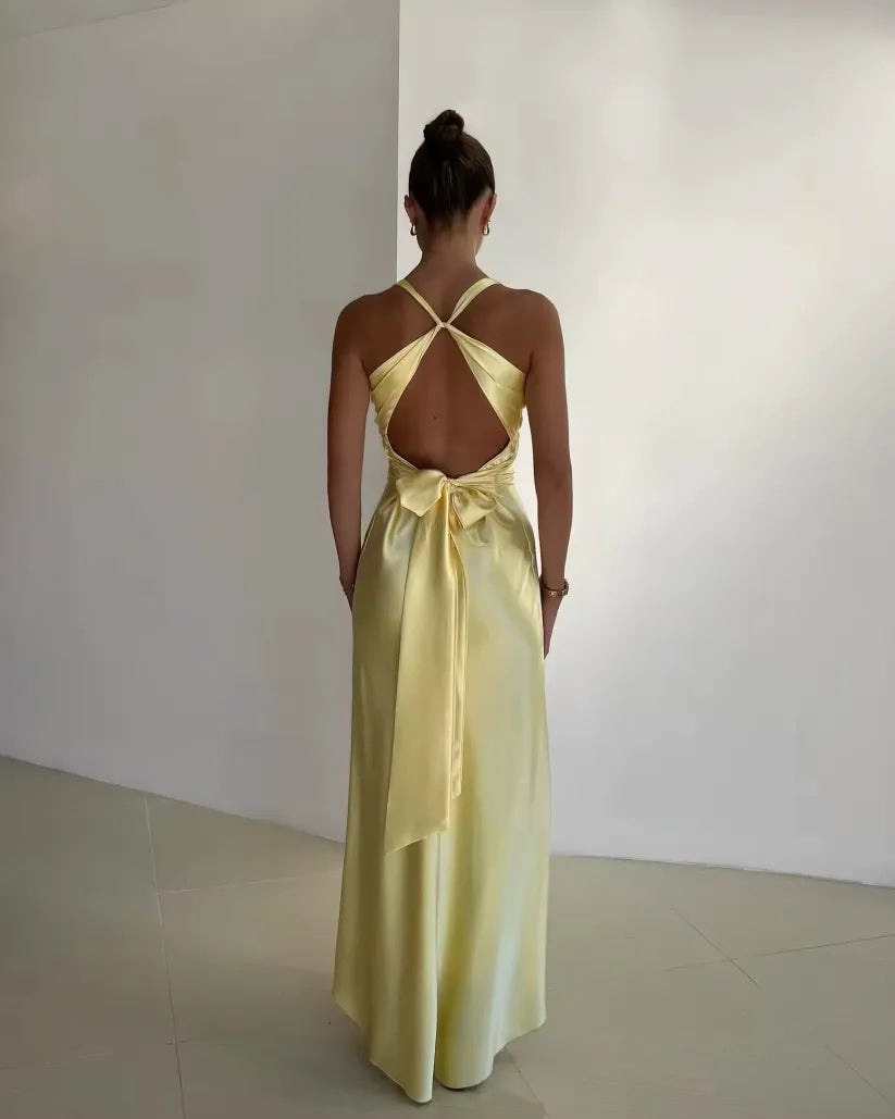 Beatrice | Women's Wedding Guest V-Neck Maxi Dress 1