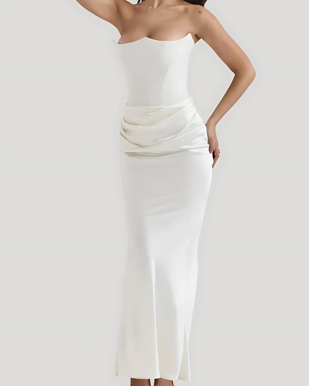 Brooklyn | Women Wedding Guest Draped Maxi Dress 7