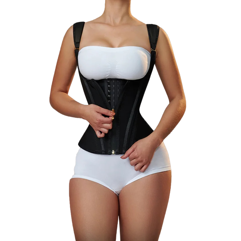 Ultimate Double Compression Waist Trainer Corset – Sculpt, Slim, & Support