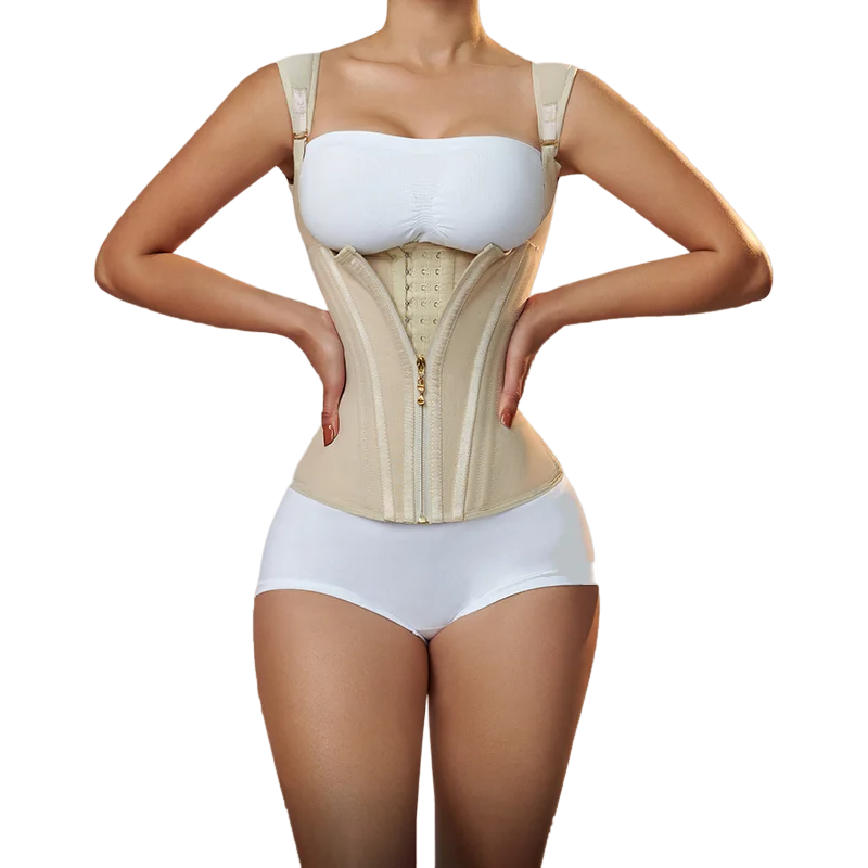 Ultimate Double Compression Waist Trainer Corset – Sculpt, Slim, & Support