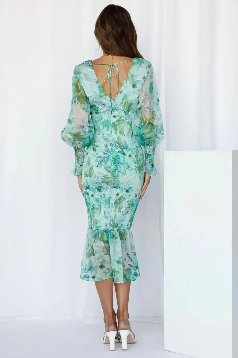 Julia | Women's Wedding Guest Floral Dress Evening 6