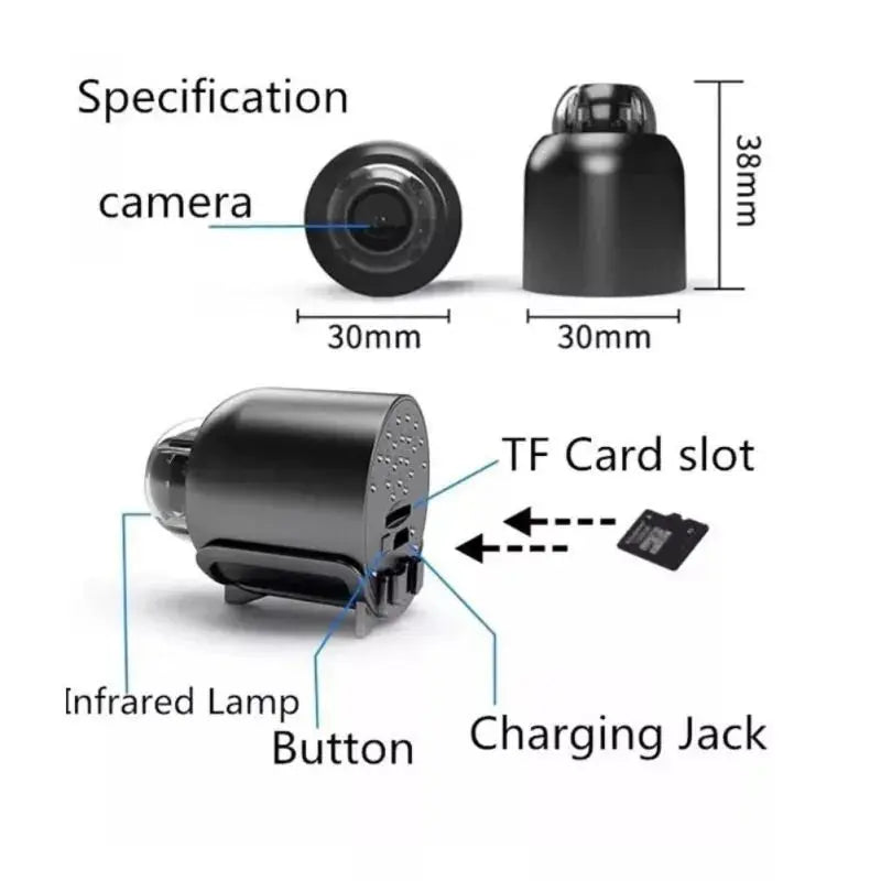 Mini 5G Wireless Wifi Camera 1080P HD BULLCAPTAIN