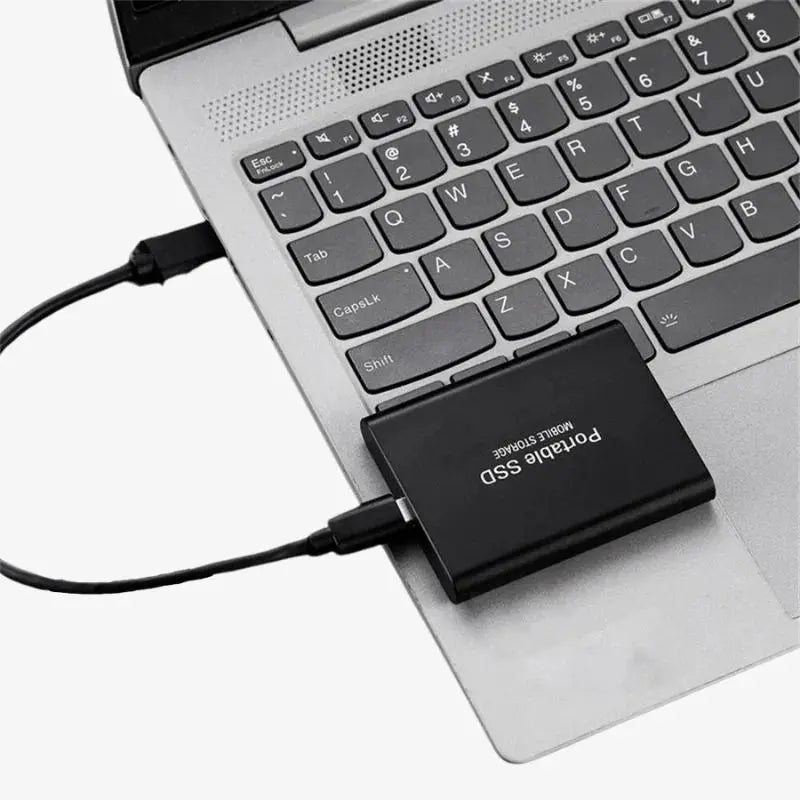 Portable 2 TB external SSD - Ultra Fast SSD external hard drive with USB 3.1 for safe data storage BULLCAPTAIN