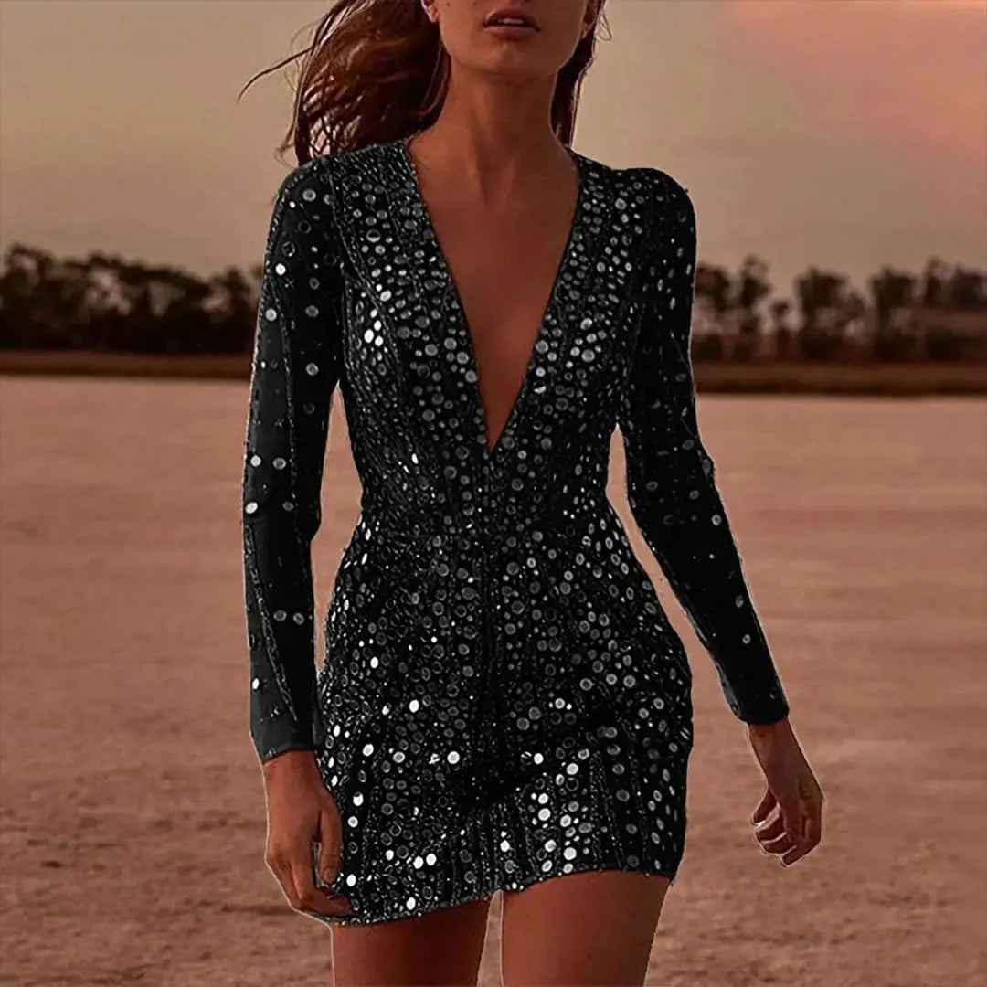 Sequin Mini Dress Women | Loravelle - BULLCAPTAIN