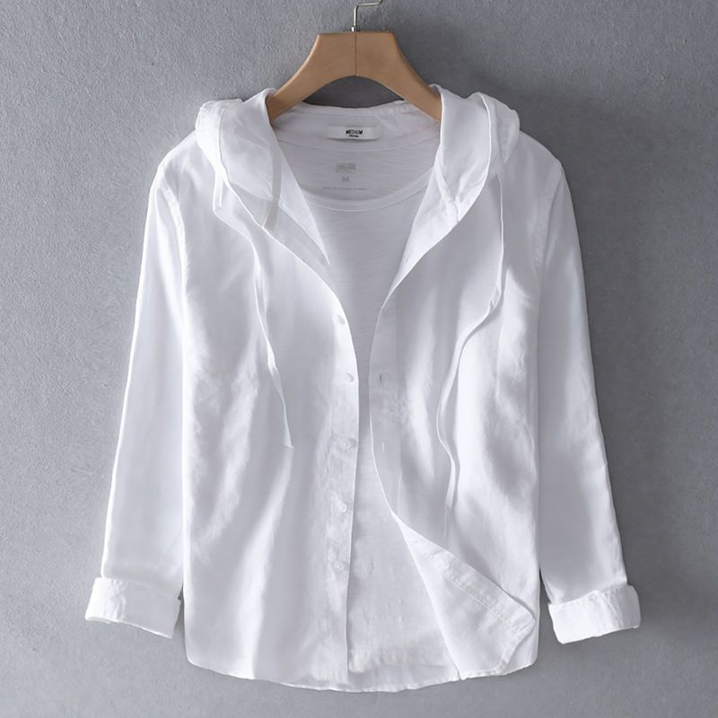 Nova Linen Hoodie Olympus London