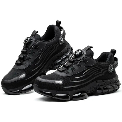 SafetyFlex Stylish Men Work Shoes - Protect and Comfort Your Feet BULLCAPTAIN