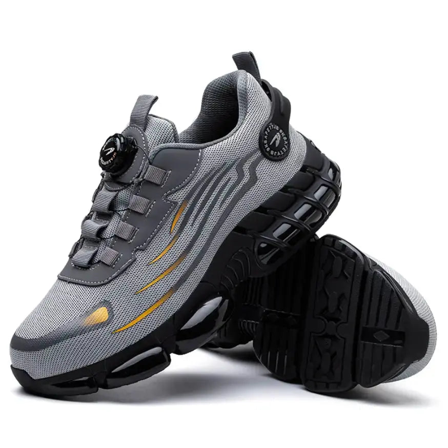 SafetyFlex Stylish Men Work Shoes - Protect and Comfort Your Feet BULLCAPTAIN