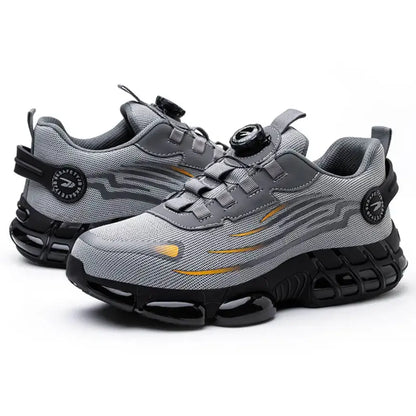 SafetyFlex Stylish Men Work Shoes - Protect and Comfort Your Feet BULLCAPTAIN