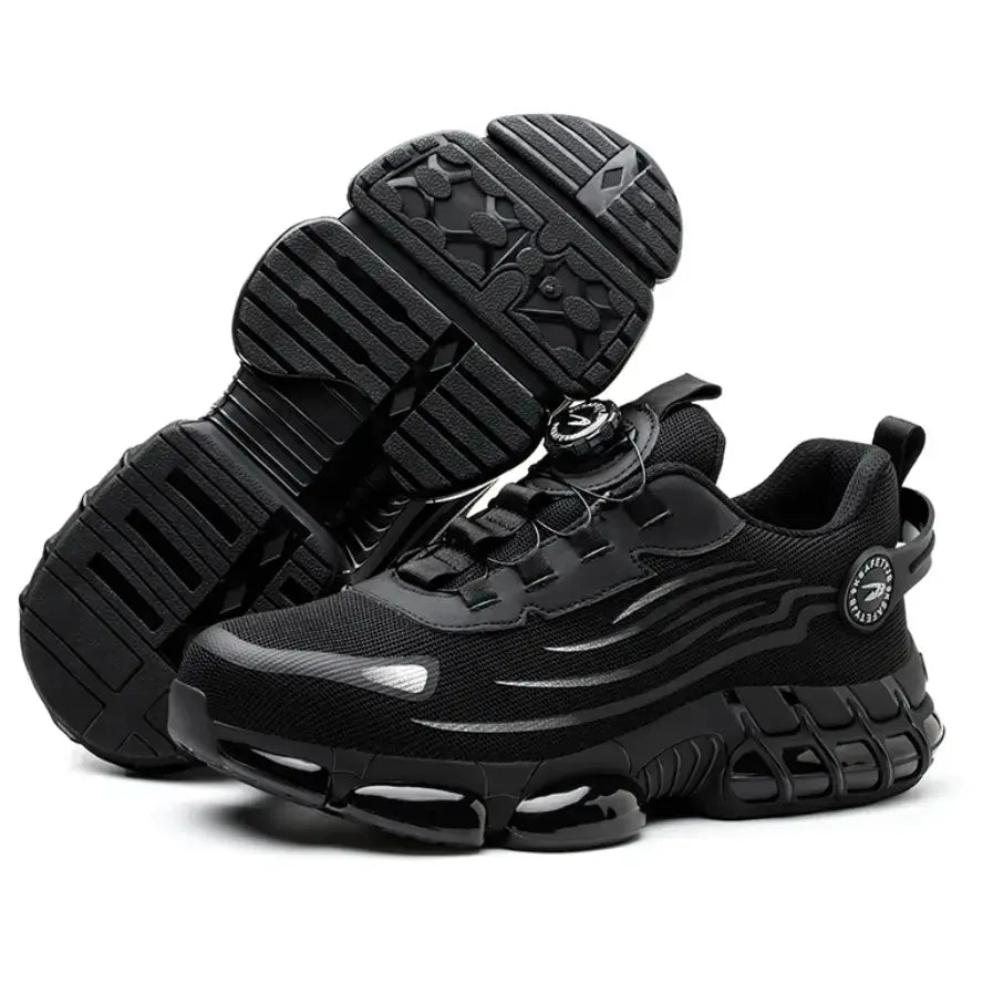 SafetyFlex Stylish Men Work Shoes - Protect and Comfort Your Feet BULLCAPTAIN
