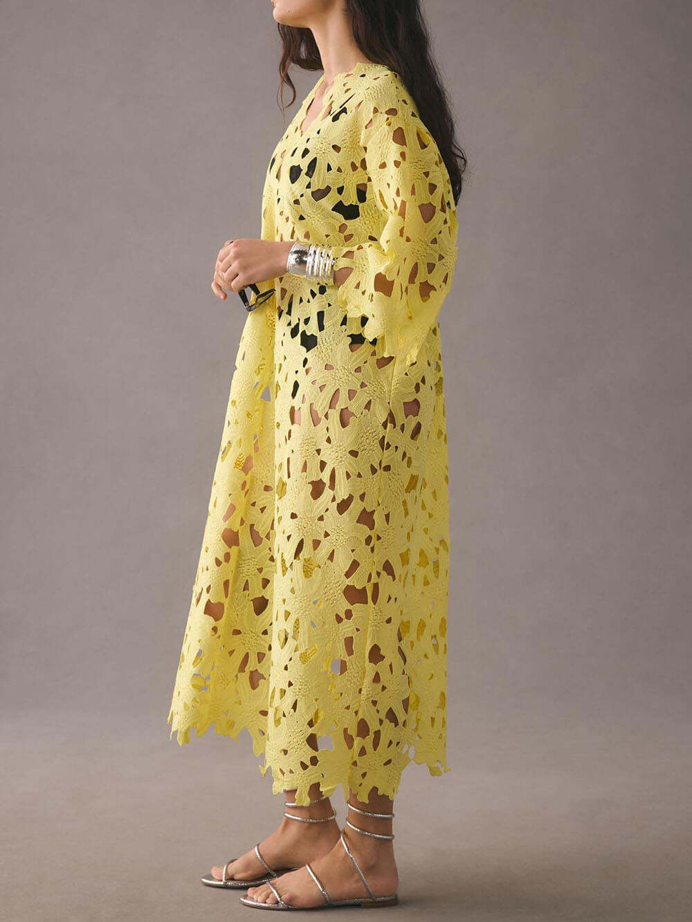 Cover Up Lace Beach Midi Dress Olympus London