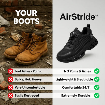 SafetyFlex Stylish Men Work Shoes - Protect and Comfort Your Feet BULLCAPTAIN