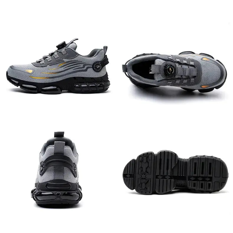 SafetyFlex Stylish Men Work Shoes - Protect and Comfort Your Feet BULLCAPTAIN