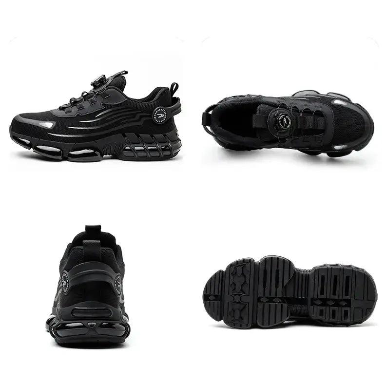 SafetyFlex Stylish Men Work Shoes - Protect and Comfort Your Feet BULLCAPTAIN