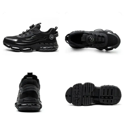 SafetyFlex Stylish Men Work Shoes - Protect and Comfort Your Feet BULLCAPTAIN