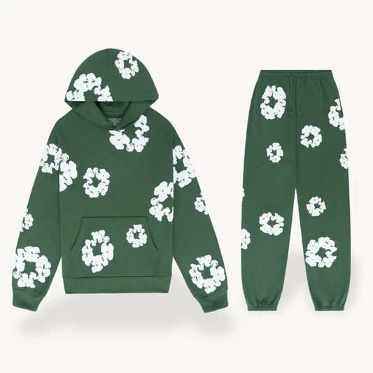Unisex Cotton Wreath Hoodie and Jogger Set BULLCAPTAIN