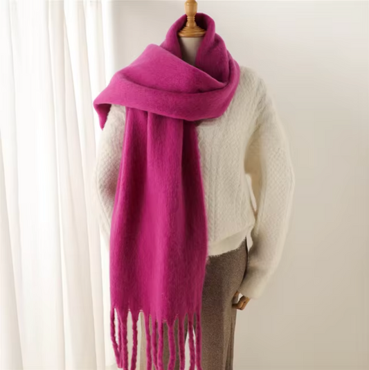 Red scarf women Cashmere Pashmina