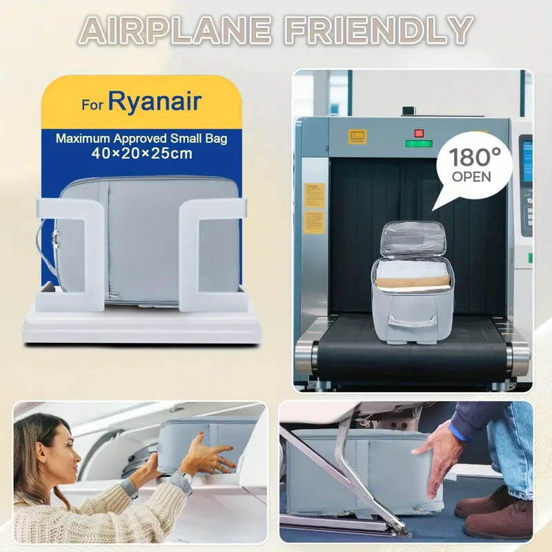 Unisex Airline Approved cabin bag 45x36x20 & 40x20x25 for Ryanair & Easyjet