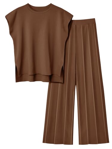 Women's knit lounge set Coffee