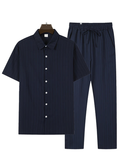 Elias Striped Two-Piece Summer Set Olympus London