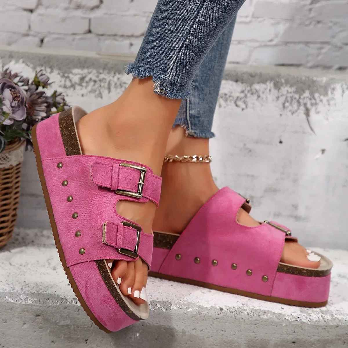 serelina™-roman-style-platform-slide-sandals - CLEARANCE SALE