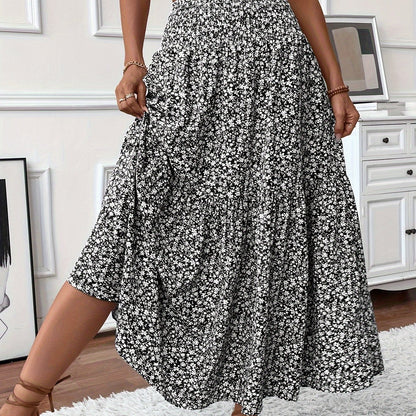 Mia Collection | Women's Maxi Skirt with Floral Print & Flattering Fit | Lightweight Fabric for Effortless Style 19