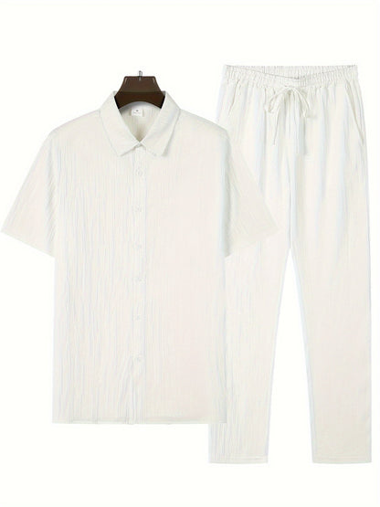 Elias Striped Two-Piece Summer Set Olympus London