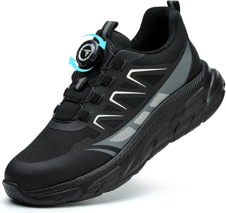 SafetyFlex Stylish Men Work Shoes - Protect and Comfort Your Feet BULLCAPTAIN