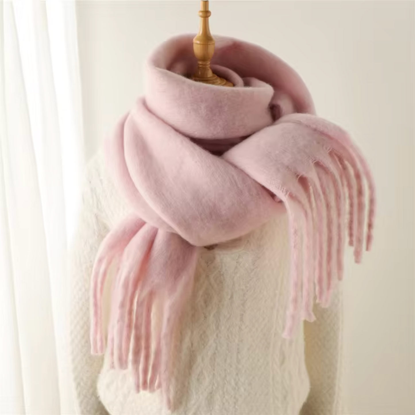 Red scarf women Cashmere Pashmina