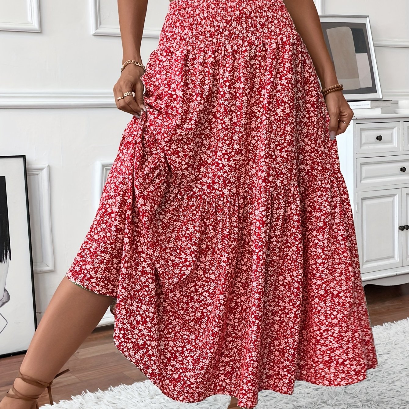 Elena Ditsy Floral Skirt Olympus London