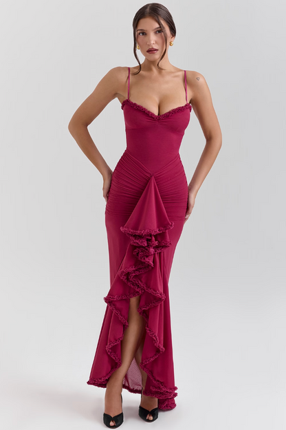 Alexandra | Women's Wedding Guest Lace Ruched Dress 2