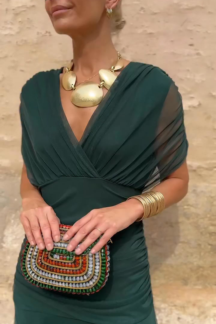 Alison™ | Elegant V-neck Fantasy Party Maxi Dress 2