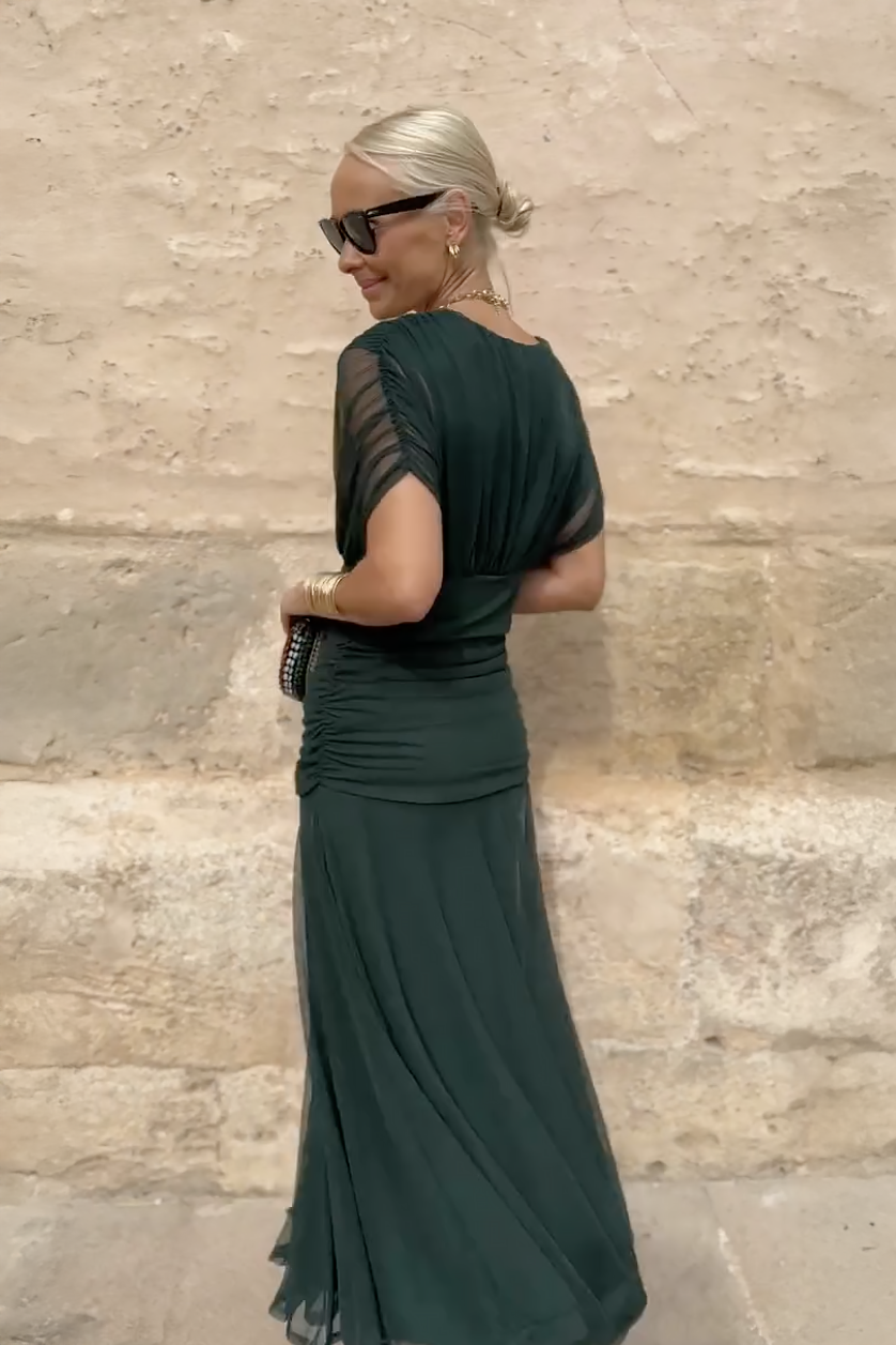 Alison™ | Elegant V-neck Fantasy Party Maxi Dress 5