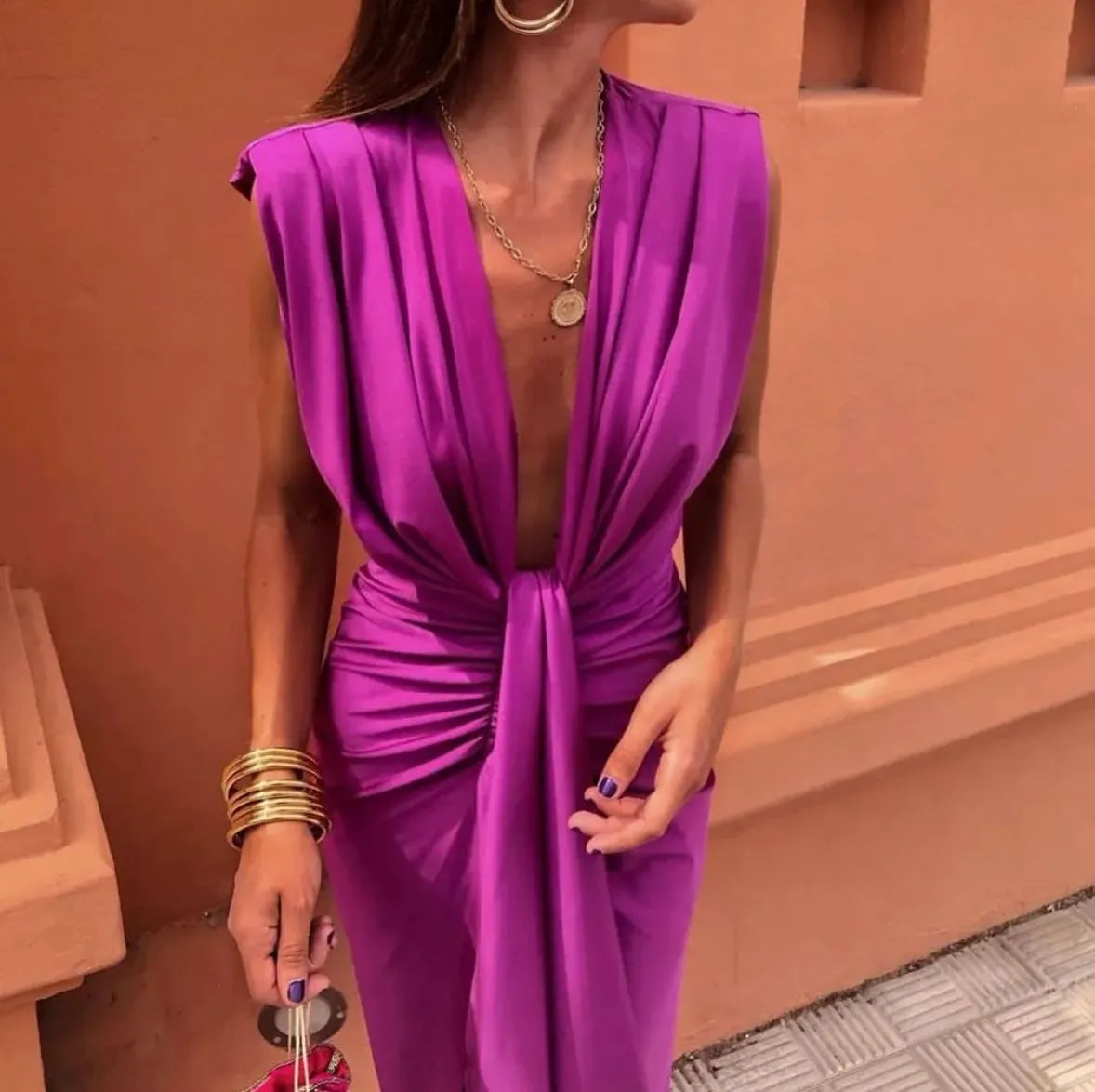 Amelia™ | Soft Pleated Midi Dress 5