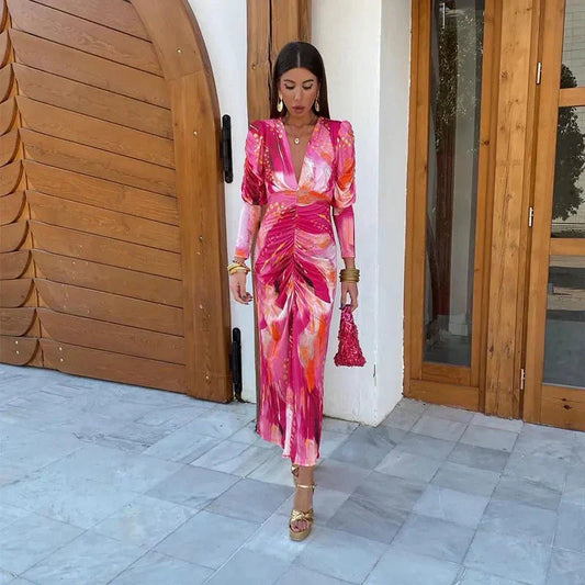 Anastasia | Women's Wedding Guest Wrap Maxi Dress Evening 3