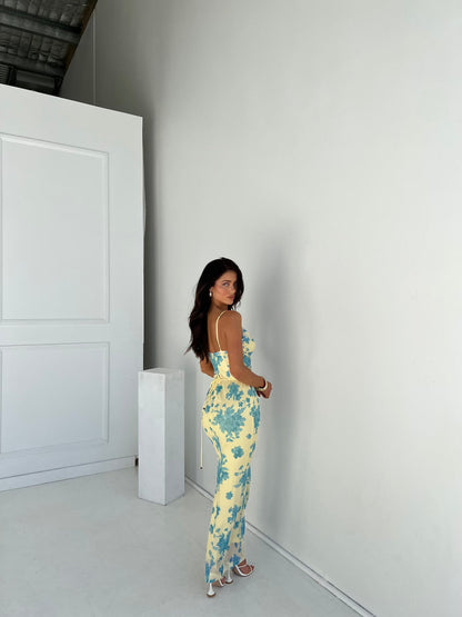 Annabelle | Women's Wedding Guest Floral Maxi Dress 3