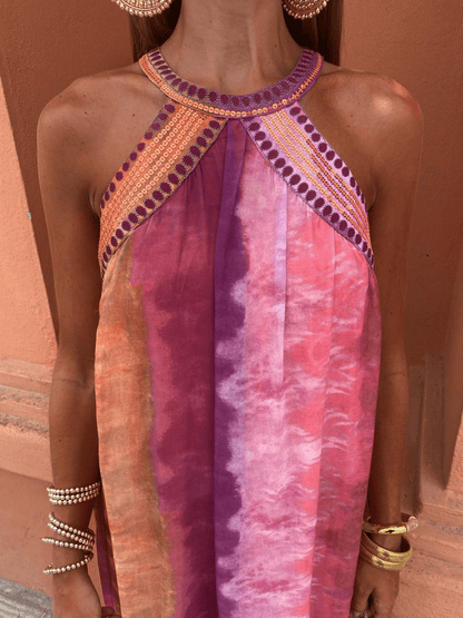 Aster | Women's Wedding Guest Ombre Dress 2