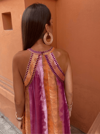 Aster | Women's Wedding Guest Ombre Dress 3