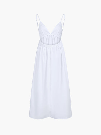Coastal Cowgirl Open Back Long Dress Olympus London
