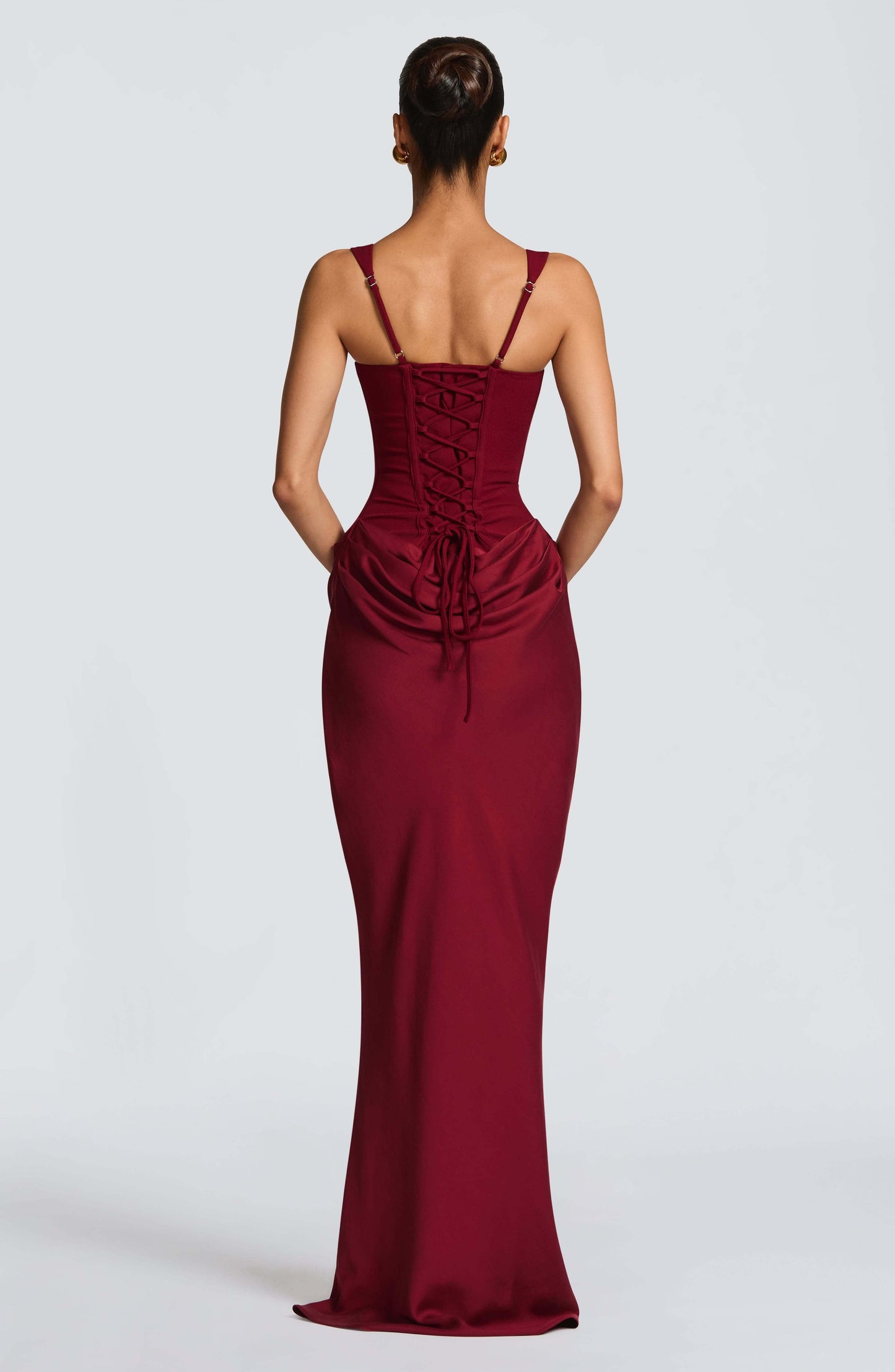 Blair | Women's Sleeveless Bodycon Maxi Wedding Guest Dress 2