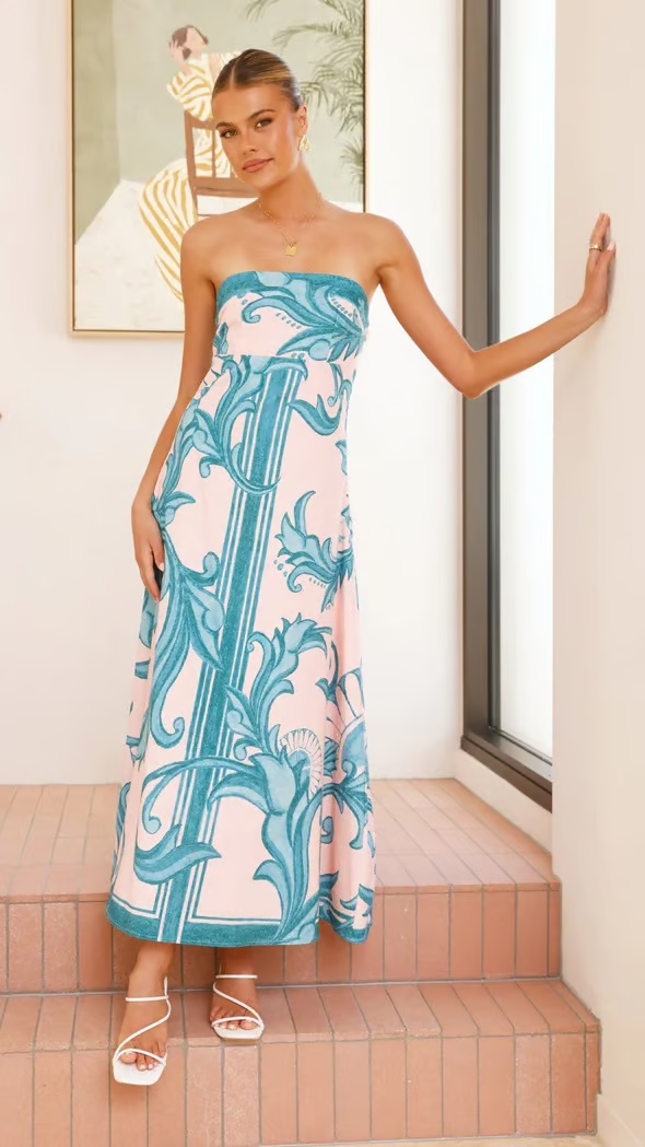Briar | Women's Wedding Guest Printed Dress 4