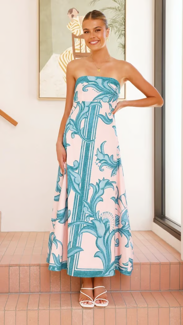 Briar | Women's Wedding Guest Printed Dress 6