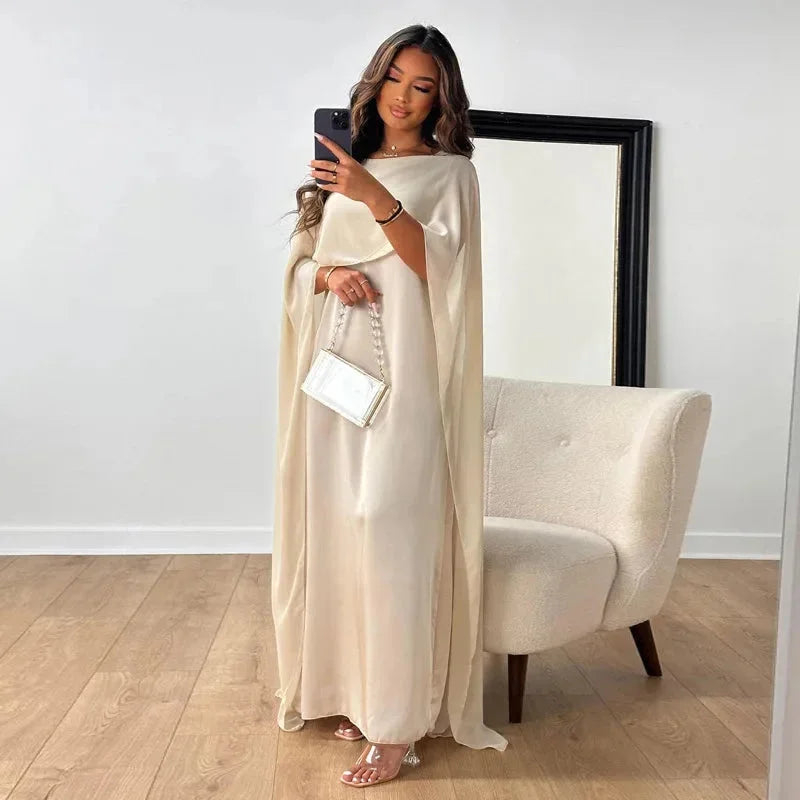 Brooklyn | Women Wedding Guest Cape Maxi Dress 0