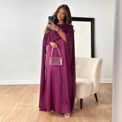 Brooklyn | Women Wedding Guest Cape Maxi Dress 3