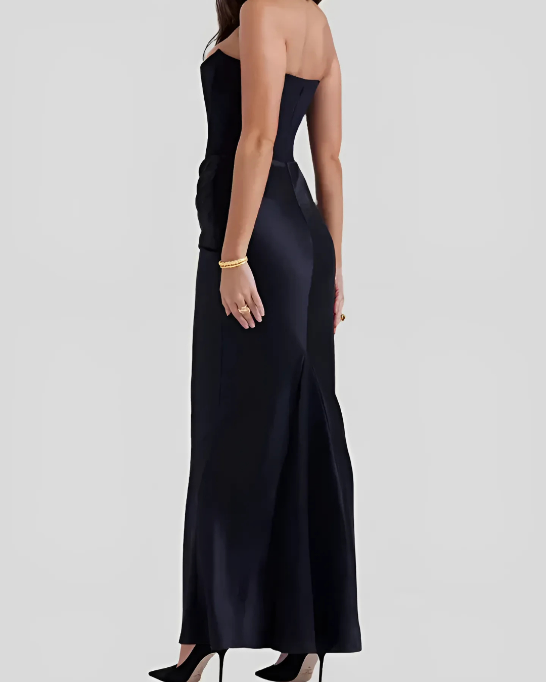 Brooklyn | Women Wedding Guest Draped Maxi Dress 3