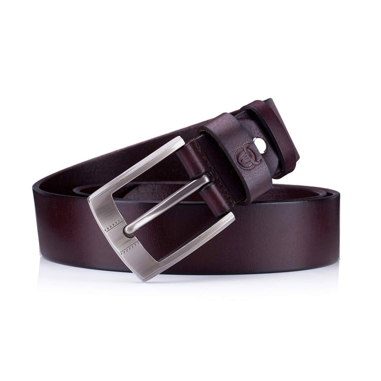 BULLCAPTAIN Genuine Leather Belt for Men Classic Retro